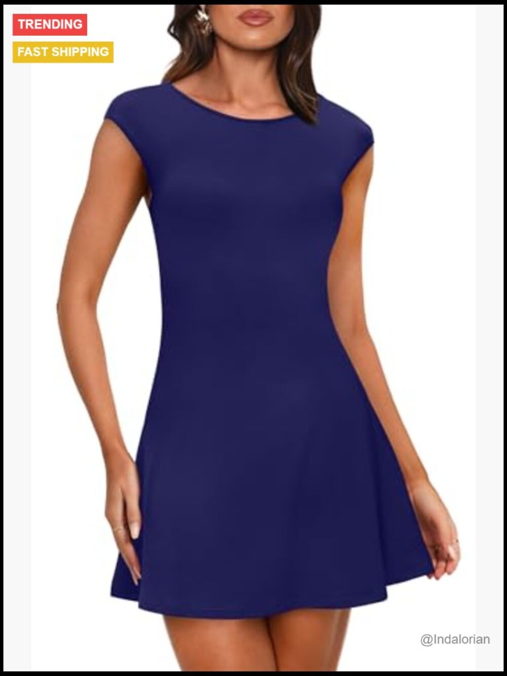 Cap Sleeve Cocktail Bodycon Mini Dress for Formal Party Club Outfits - Picture 2 of 7